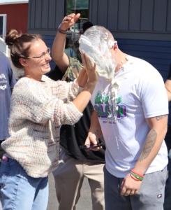 MPA annual Pi Day celebrations wouldn't be complete without a pie to the face
